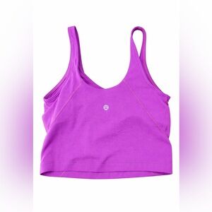 Lululemon Align Tank Purple Yoga Athleisure Sculpt Crop Top Gym-Size 6